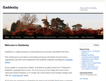 Tablet Screenshot of gaddesby.org.uk
